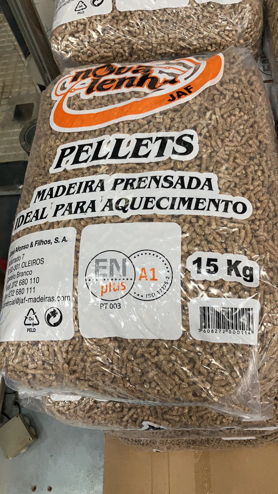 Pellets NOVA LENHA – Palette de 77 sacs de 15 kg – Image 3