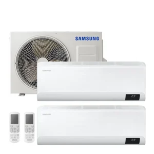 Samsung Climatizzatore Dual Split Inverter Cebu WiFi 7000+12000 BTU R32 AJ040TXJ