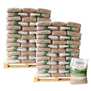 Granulés de bois Premium SimplyPELLET - 2 palettes - 130 sacs 1950 kg